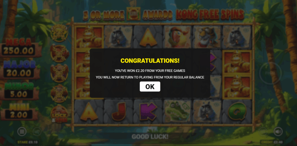 Outplayed matched betting April 2025 - Free spins
